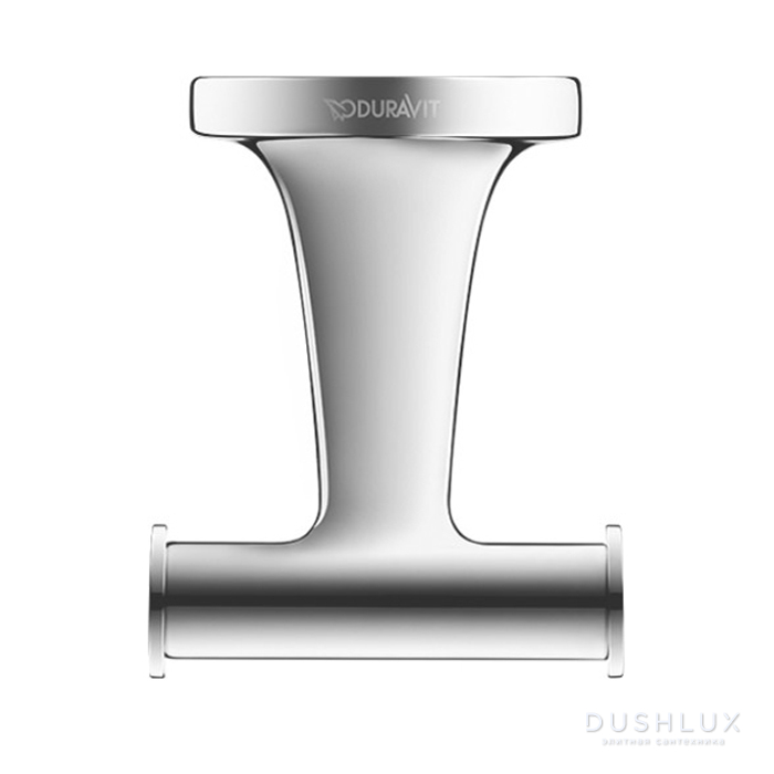Фото Duravit Starck T Двойной крючок, подвесной, цвет: хром