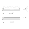 Decor Walther Box 60 Светильник настенный 60x10x5см, 3x R7S 78mm max. 100W, цвет: хром