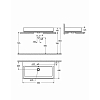 Grohe Cube Раковина 60 см, 1 отв., накладная, цвет: белый