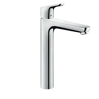 Hansgrohe Focus  Смеситель для раковины с донным клапаном, на 1 отв., излив 185мм, h231мм, цвет: хром