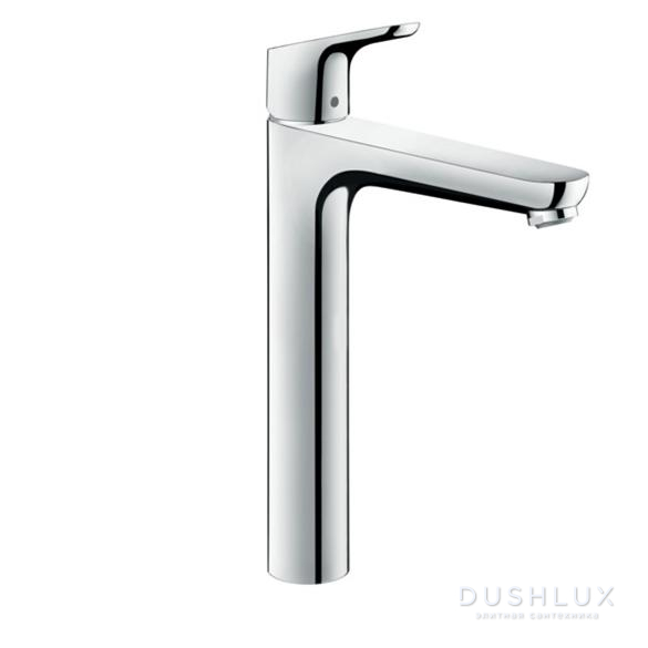 Фото Hansgrohe Focus  Смеситель для раковины с донным клапаном, на 1 отв., излив 185мм, h231мм, цвет: хром