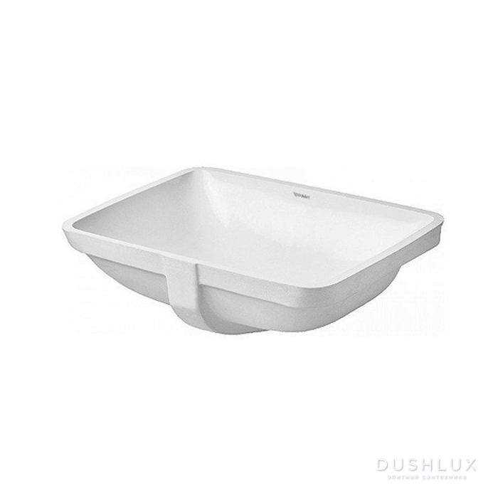 Фото Duravit Starck 3 Раковина 49x36.5см, встраиваемая снизу, без отверстий, цвет: белый
