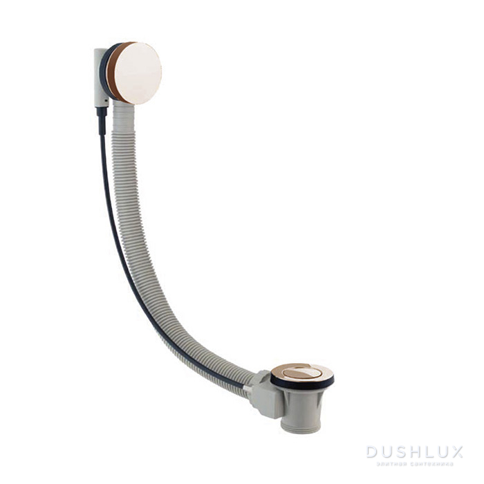 victoria albert kit donnyj klapan dlya vanny s perelivom cvet matovyj nikel artikul k 61 bn