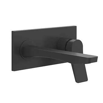 Gessi Rilievo Встраиваемый смеситель для раковины с изливом 215мм, цвет: nero XL