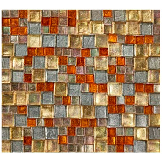 Sicis Colors Мозаика 25.4x28.4см, настенная, цвет: amber
