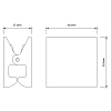 Decor Walther Pinch S/M Крючок/зажим, цвет: серебристый матовый