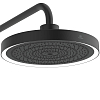 Ideal Standard Solos Душевая система, с термостатическим смесителем для душа, держатель для лейки, верхний душ 33см., ручная душевая лейка, шланг 175см., цвет: Silk Black (Черный матовый)