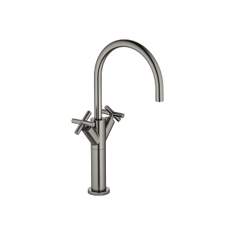 Dornbracht Tara. Смеситель для раковины, на 1 отв., с удлиненной ножкой цвет: Dark Platinum matt
