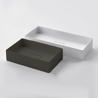 Falper Quattro.Zero Раковина 50x31x10 см, без отв., накладная, цвет: норка