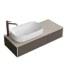 Kerama Marazzi Magica Тумба 115.4х48.5х22см., подвесная, 2 ящика, цвет: вечерний серый матовый