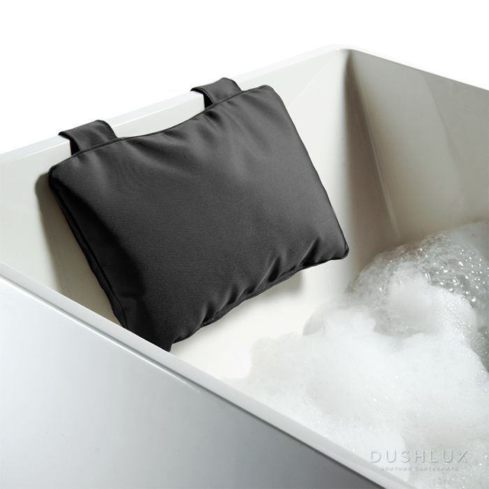 Фото Decor Walther Loft NK Подушка для ванной 32x21см, на двух присосках, нейлон, цвет: черный