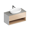 Kerama Marazzi Plaza Modern Тумба 100x48см., подвесная, 1 ящик, цвет: дуб виченце