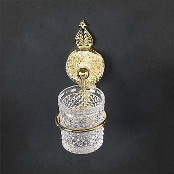 Cristal et Bronze Palmette cristal Стакан подвесной, цвет: золото