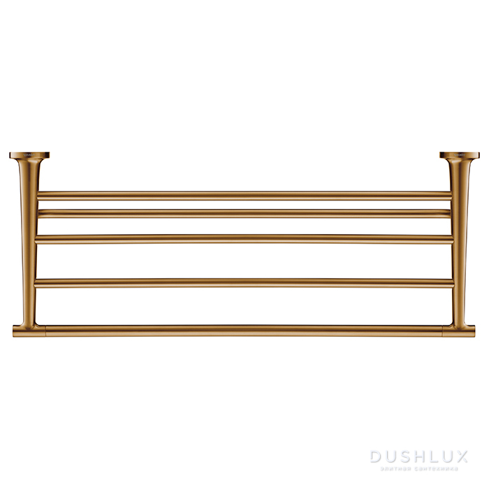 Фото Duravit Starck T Полочка 61x23.2 см, подвесная, цвет: Bronze Brushed