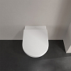 Villeroy&Boch Subway 3 Унитаз подвесной, безободковый, сиденье-в комплекте SoftClosing, с антигрязевым покрытием CeramicPlus, цвет: альпийский белый