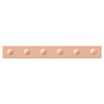 Mutina Punto Керамическая плитка 31.5х4 см, up, настенный, цвет: glossy rose