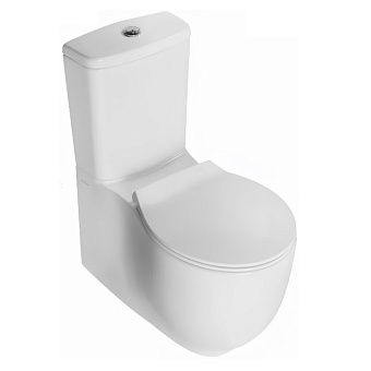 Hatria Le Fiabe Унитаз моноблок, 36x66.5см, безободковый, цвет: белый