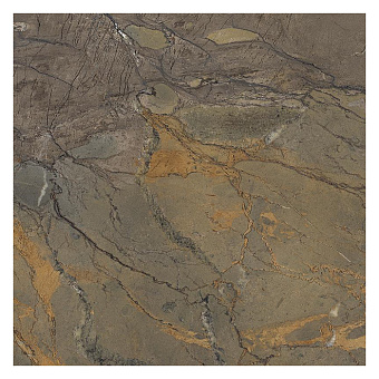 Emilceramica Tele DI Marmo Reloaded Керамогранит 90x90x0,95см, универсальная, глазурованный, цвет: Fossil Brown Malevich Lappato
