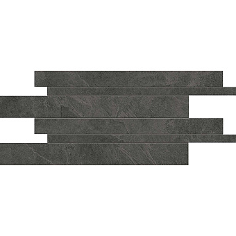 Ergon CornerStone Керамогранит 60x30x0.95см, универсальная, неглазурованный, цвет: Listelli Sfalsati Slate Black