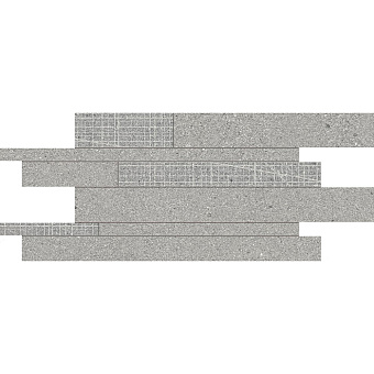 Ergon GrainStone Керамогранит 60x30x0.95см, универсальная, глазурованный, цвет: Listelli Sfalsati Fine Grain - Rough Grain - Cage Grey naturale
