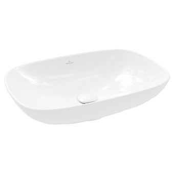 Villeroy&Boch Loop&Friends Раковина 38х56х12см., накладная, без отв., без перелива, цвет: альпийский белый