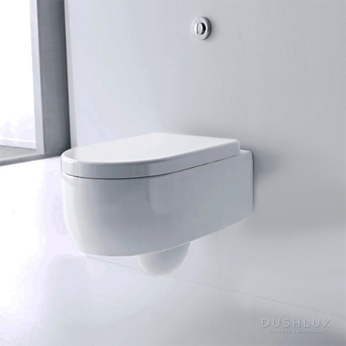 Фото Kerasan Flo унитаз подвесной 50x36см, цвет: белый