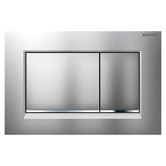 Geberit Sigma 30 Клавиша смыва, двойной смыв, цвет: хром