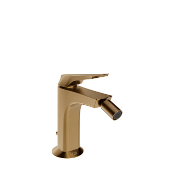 Gessi Ventaglio Смеситель для биде, 1 отв., с донным клапаном, цвет: Warm Bronze Br PVD