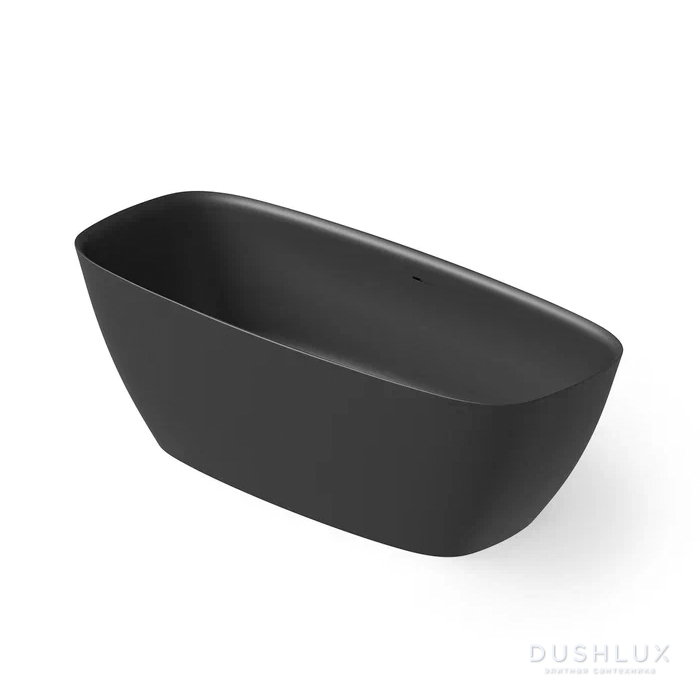Фото Dea Design Edge Ванна 170x72x56см., отдельностоящая, Solid Surface, цвет: Black №16