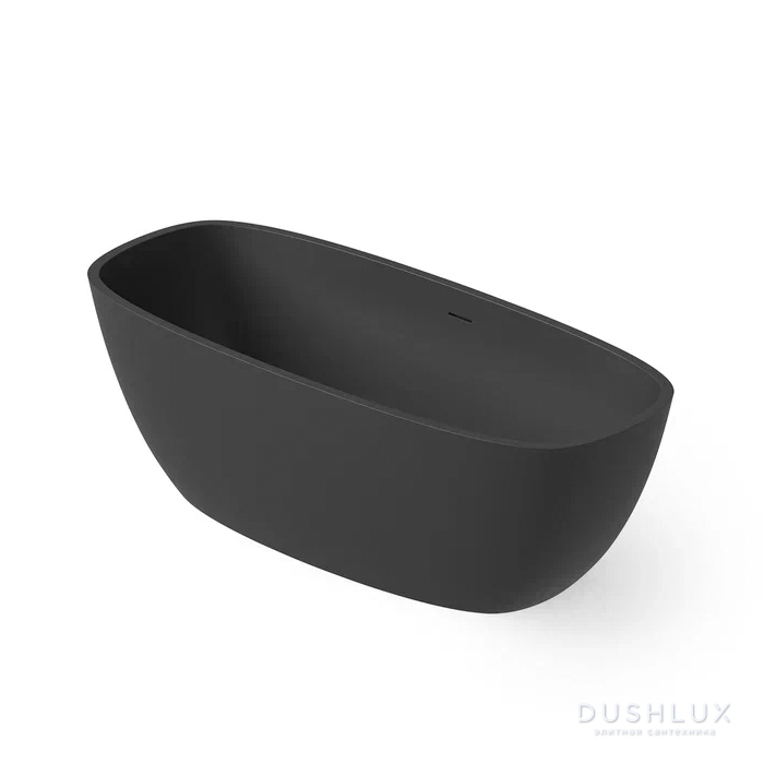 Фото Dea Design Soul Ванна 170x72x56см., отдельностоящая, Solid Surface, цвет: Black №16