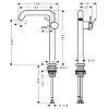 Hansgrohe Tecturis S Смеситель для раковины, 1 отв., с донным клапаном, цвет: хром