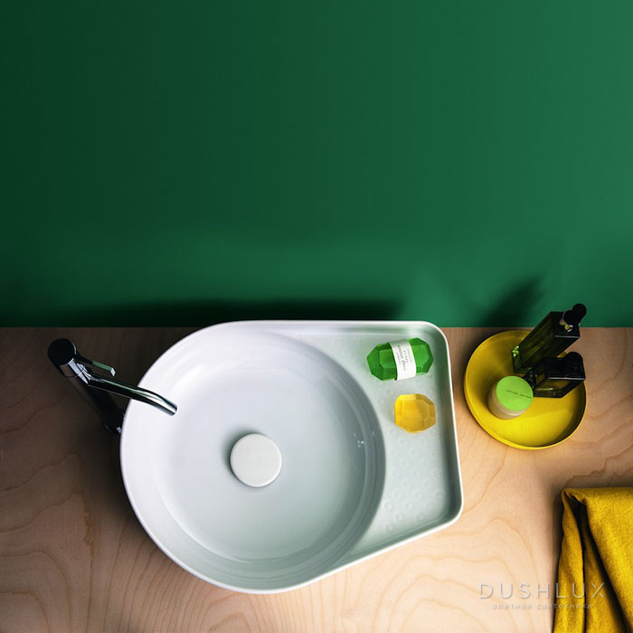 Фото Laufen VAL Раковина-чаша 50х40х12.5 см, без отв., цвет: белый