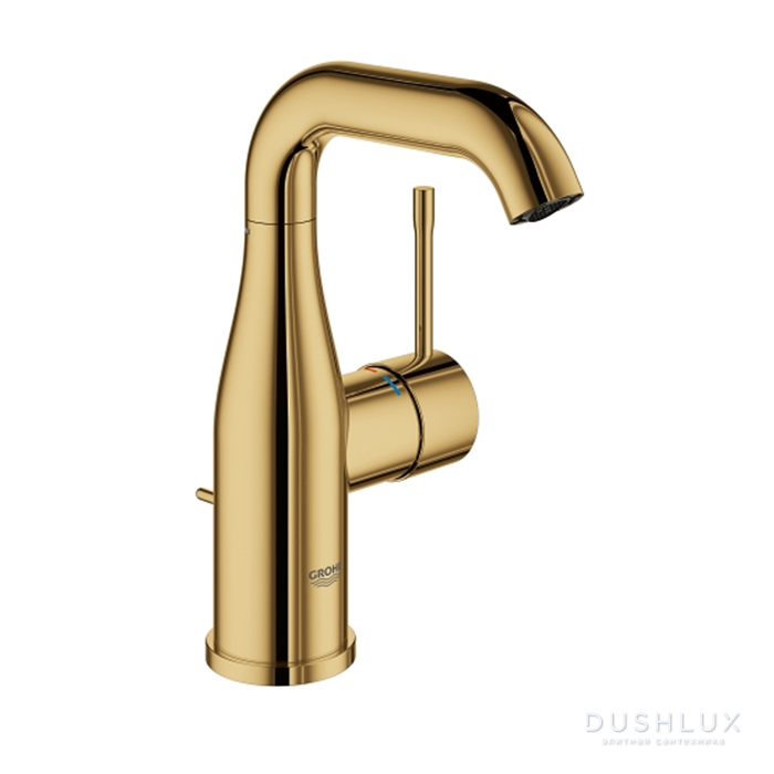 Фото Grohe Essence, Смеситель для раковины, цвет: золото