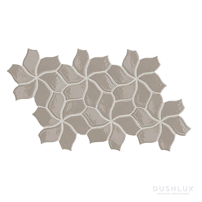 Фото Mutina Botanica Керамогранит 40.3х23.1см, flower, универсальный, глазурованный, цвет:grey glossy
