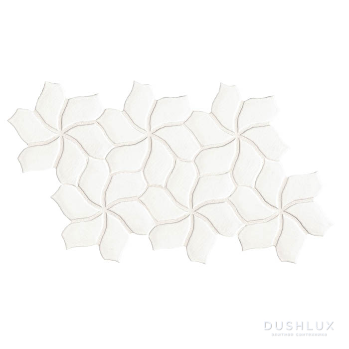 Фото Mutina Botanica Керамогранит 40.3х23.1см, flower, универсальный, глазурованный, цвет:white matt