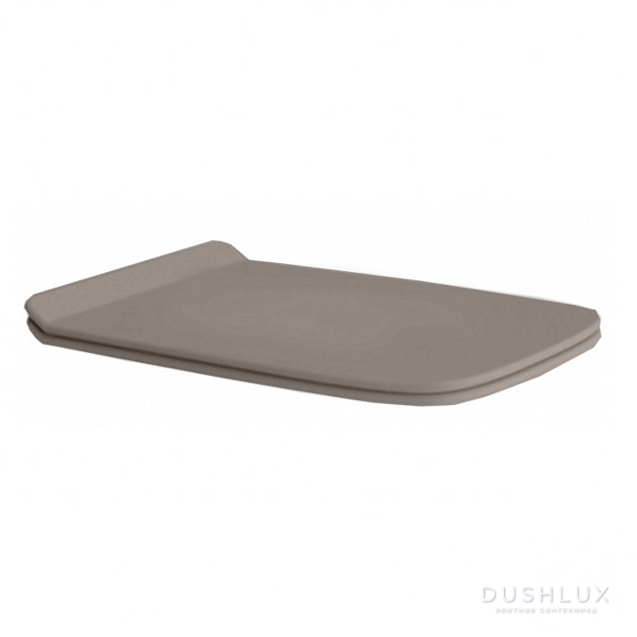 Фото Artceram A16 Сиденье для унитаза с микролифтом, цвет: Brown tortora/хром