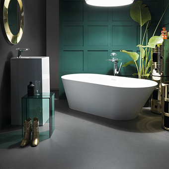 Laufen Kartell Ванна 171.5x81.5x45см., отдельностоящая, с слив-переливом, материал: композит, цвет: белый