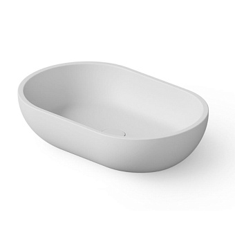 Dea Design Раковина 58x38x14см., накладная, без отв., цвет: белый матовый