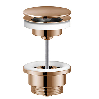 Nobili Донный клапан 1/4", push-open, цвет: красное золото