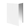 Kerama Marazzi Cristallo Душевая боковая панель 100x210см., цвет: черный матовый
