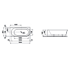Laufen Pro Ванна 180x80x59см., SX, цвет: белый