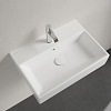 Villeroy&Boch Memento Раковина 60х42 см, 1 отв., прямоугольная, с переливом, с антигрязевым покрытием CeramicPlus, цвет: белый