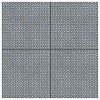 Mutina Azulej Керамогранит 20x20см, универсальный, глазурованный, цвет: renda grigio
