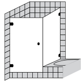 Sprinz BS-Dusche-75 Душевое ограждение 90x90x190см.