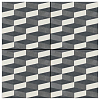 Mutina Azulej Керамогранит 20x20см, универсальный, глазурованный, цвет: cubo nero