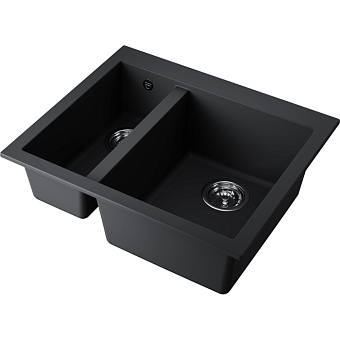 Omoikiri Bosen 59-2 Кухонная мойка 59x20x50см.,встраиваемая, цвет: черный