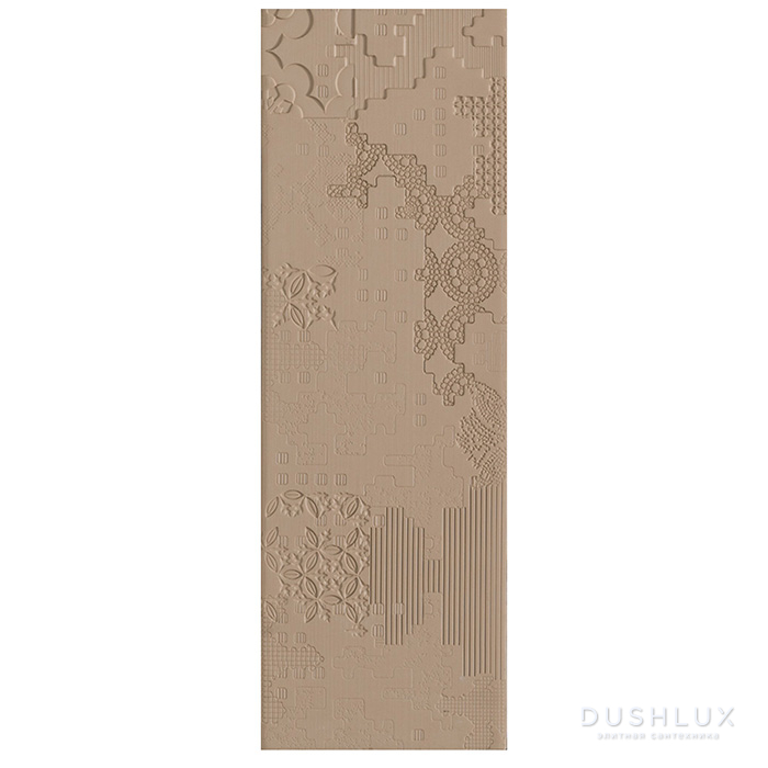 Фото Mutina Bas Relif Керамогранит 18х54см, универсальный, неглазурованный, цвет: patchwork relief cipria