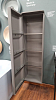 Duravit Happy D.2 Plus Пенал подвесной 133x40x36см, 1 дверь, 3 стекл. полки, SX, цвет: Graphite Super Matt