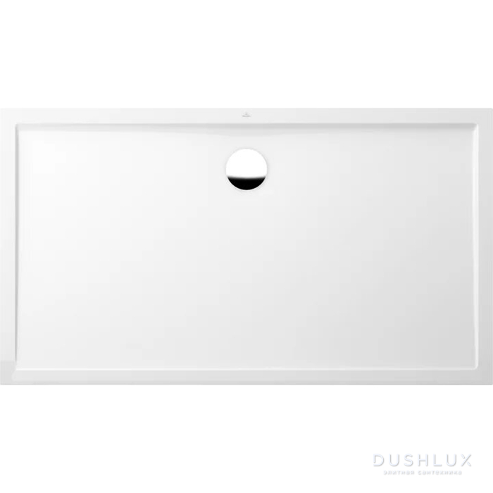 Фото Villeroy&Boch Futurion Flat Душевой поддон 160х90х2.5см., цвет: альпийский белый