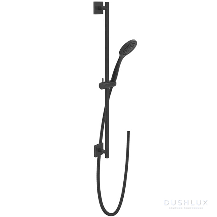 Фото Gessi Rilievo Штанга в комплекте с душевой лейкой, шланг 1,50 м., цвет: nero XL